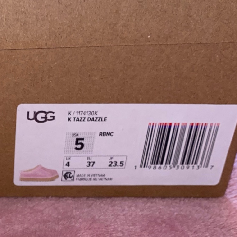 UGG Tazz Dazzle Platform Slipper - “Ribbon Candy” NIB 💗 - Picture 7 of 7